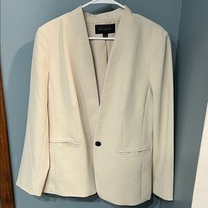 Ann Taylor Elegant Cream Blazer